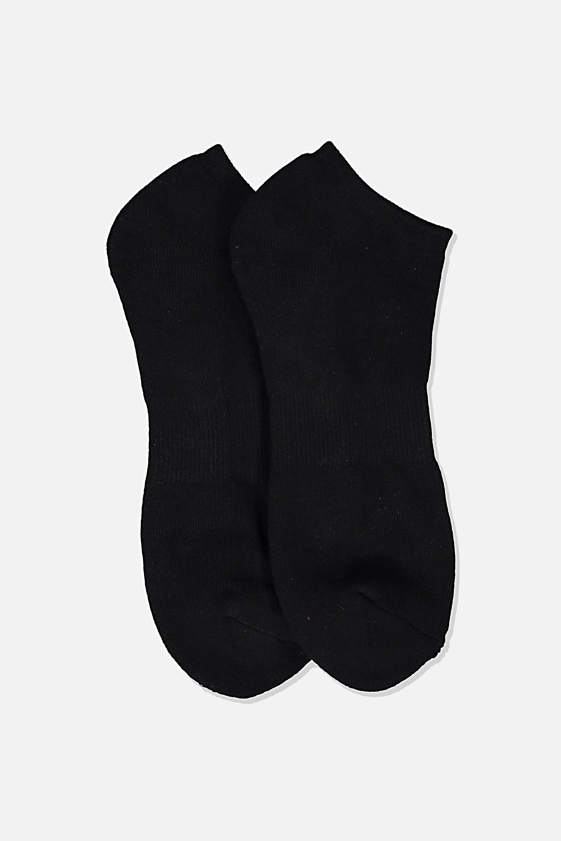 Cotton On Men - Ankle Socks 2 Pack - Black Product Image