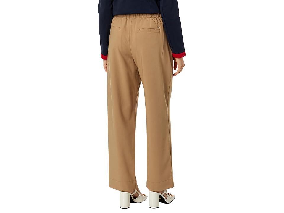 Tommy Hilfiger Elastic Belted Pants (Tiger Eye) Women's Clothing Product Image