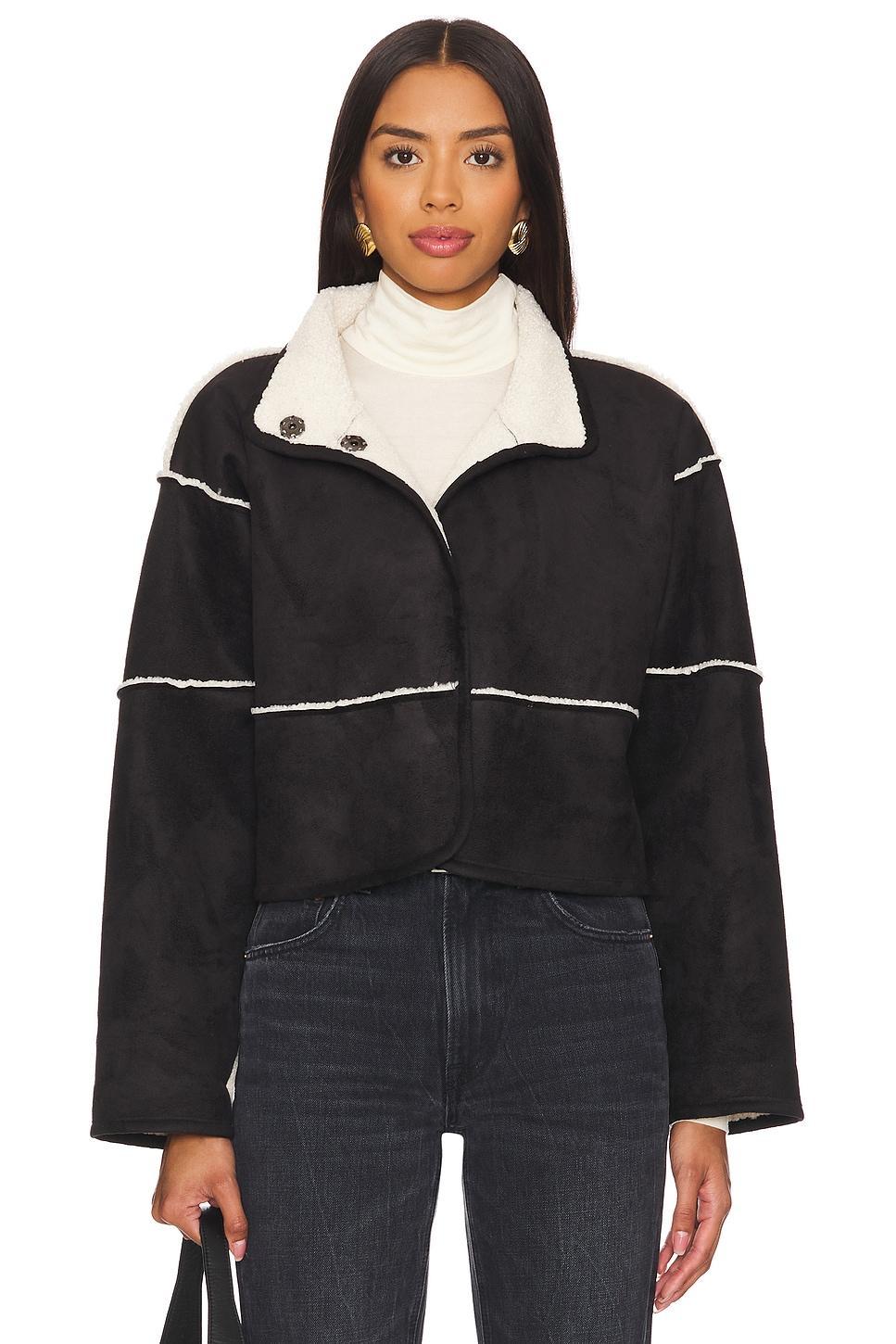 Kelly Reversible Sherpa Jacket Velvet by Graham & Spencer Product Image