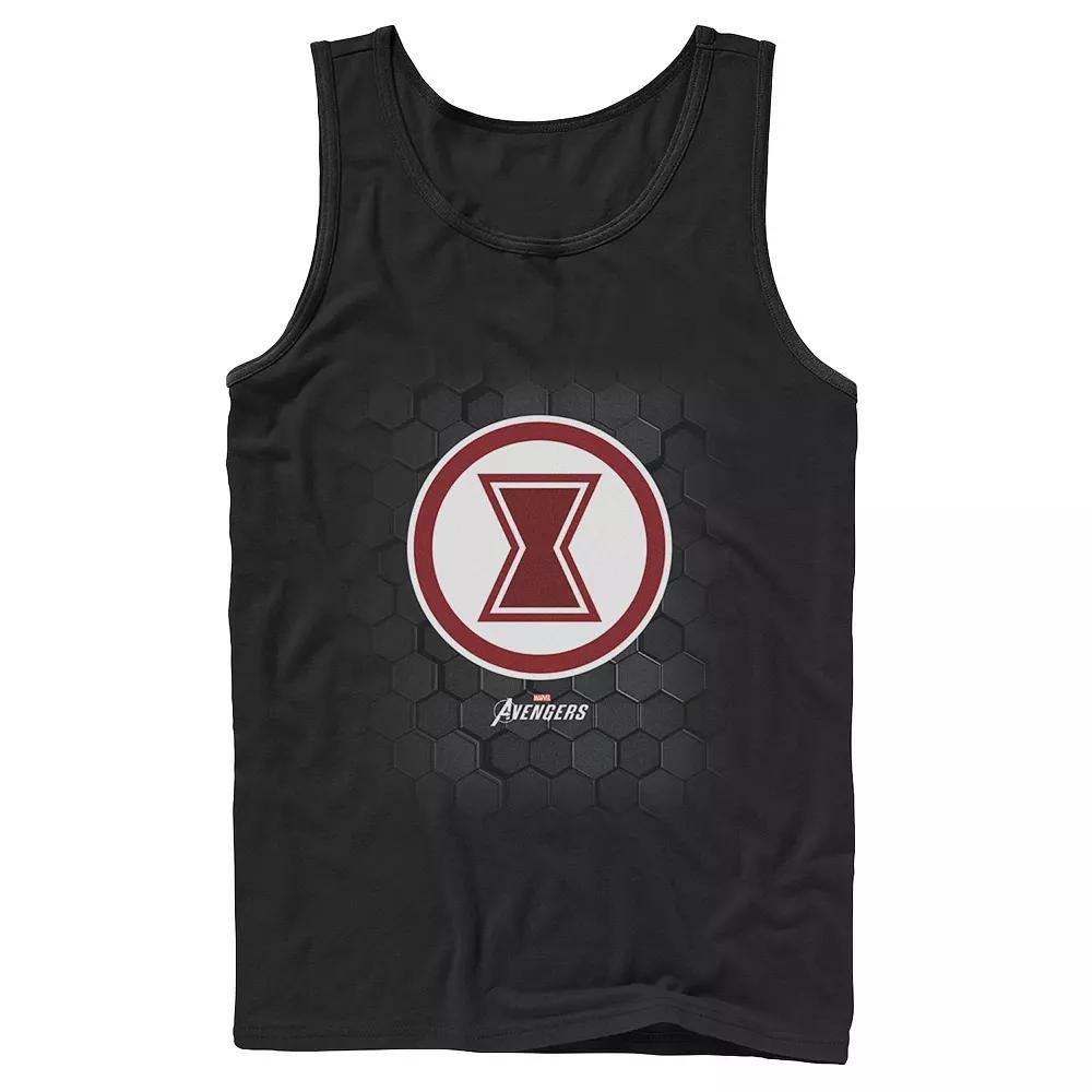 Men's Marvel Gamerverse Black Widow Symbol Hexagon Background Tank Top, Boy's, Size: XL Product Image