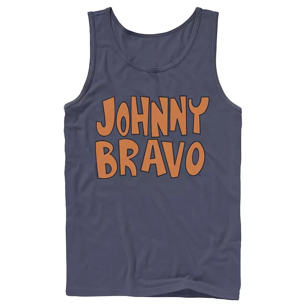 Mens Cartoon Network Johnny Bravo Logo Tank Top Product Image