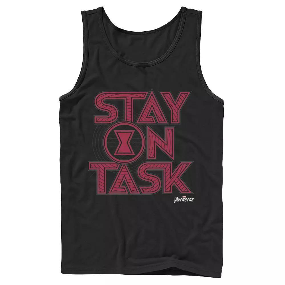Mens Marvel Widow Stay On Task Graphic Tank Product Image