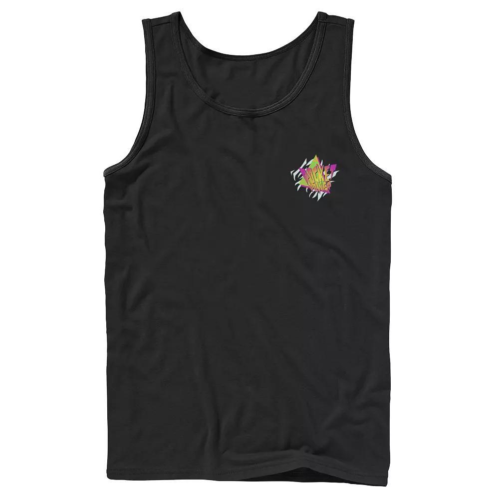 Men's Rocket Power Retro Triangle Logo Graphic Tank Top, Size: XL, Black Product Image