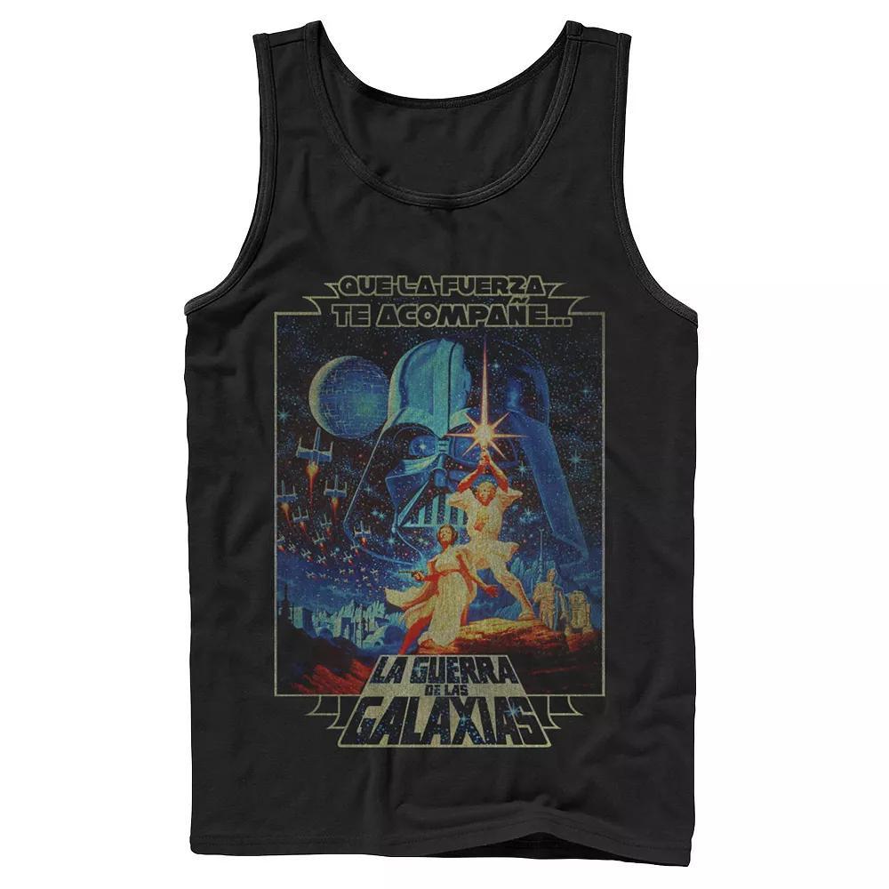 Men's Star Wars Faded Movie Poster Tank Top, Size: XL, Black Product Image