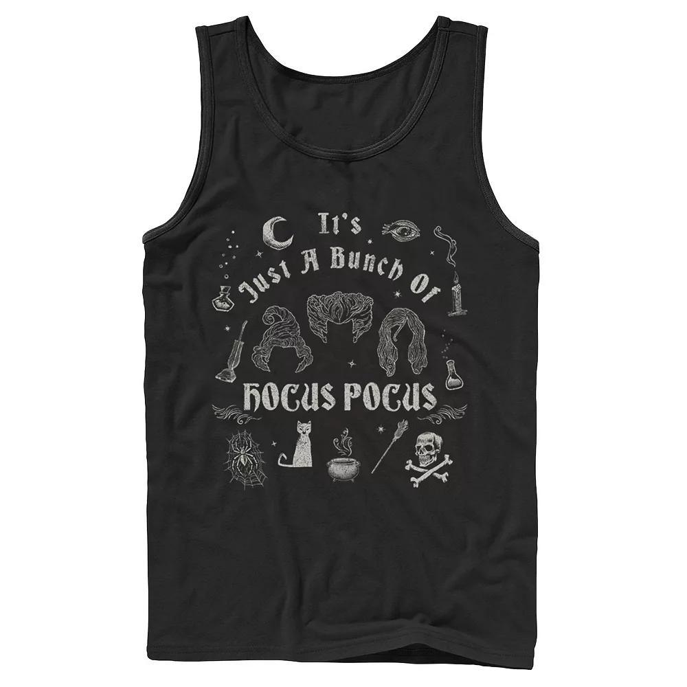 Men's Hocus Pocus It's Just A Bunch Of Hocus Pocus Tank Top, Size: XL, Black Product Image