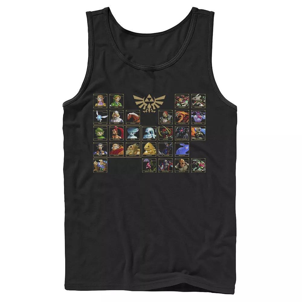 Men's Rocket Power Retro Triangle Logo Graphic Tank Top, Size: XL, Black Product Image