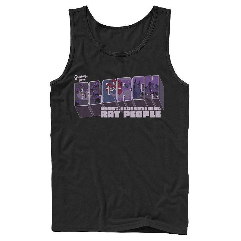 Men's Invader Zim Greetings From Blorch Graphic Tank Top, Size: XL, Grey Product Image