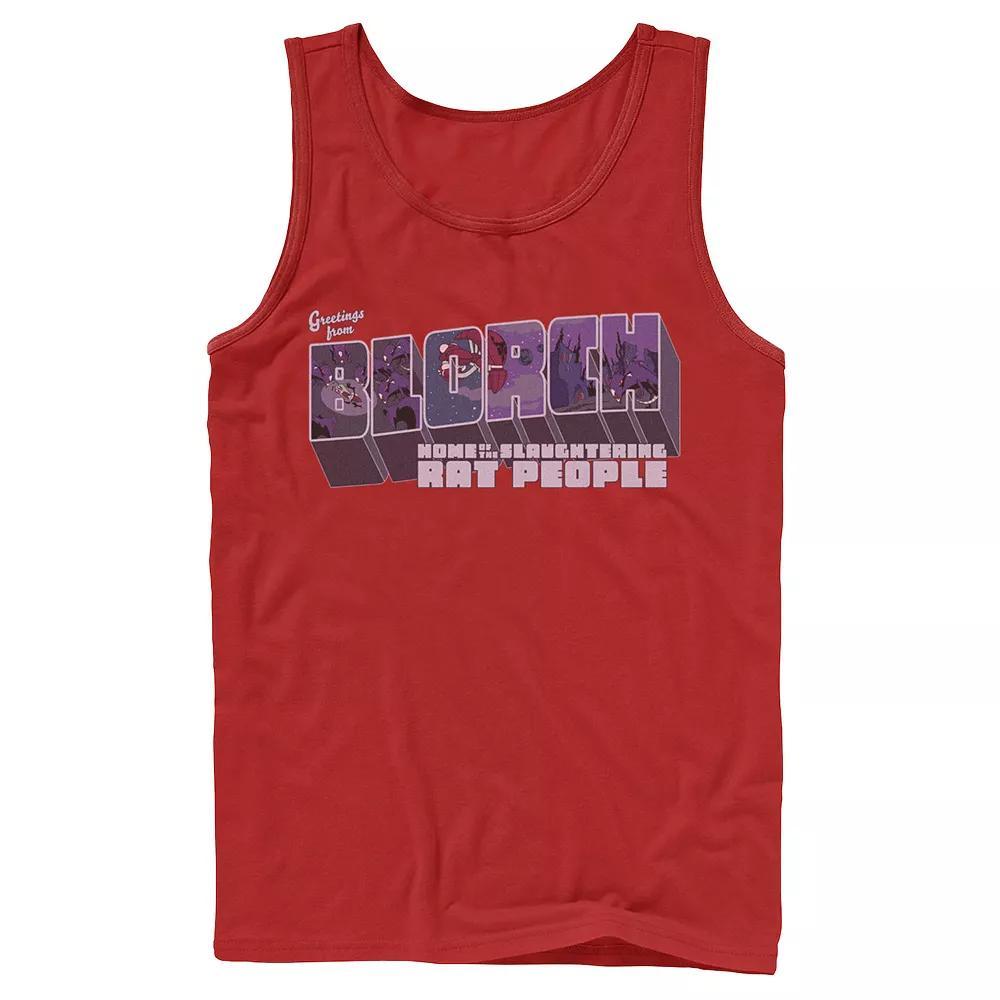 Men's Invader Zim Greetings From Blorch Graphic Tank Top, Size: XL, Grey Product Image