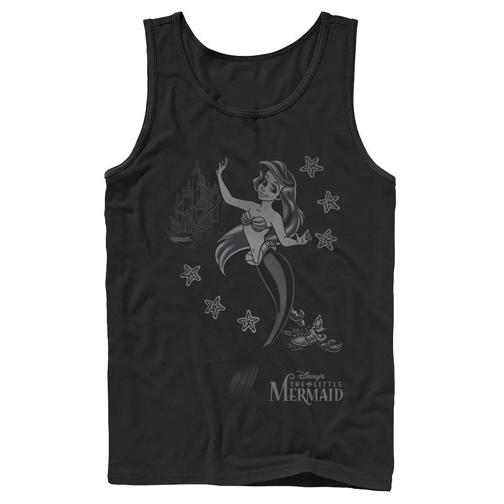 Disney's The Little Mermaid Ariel Men's Sebastian Under The Sea Tank Top, Size: Large, Black Product Image