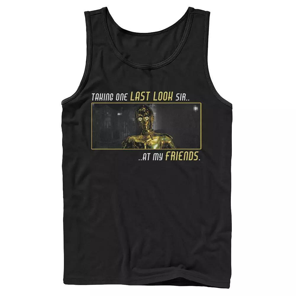 Men's Rock Premium Vintage Rock Tank Top, Size: Large, Black Product Image