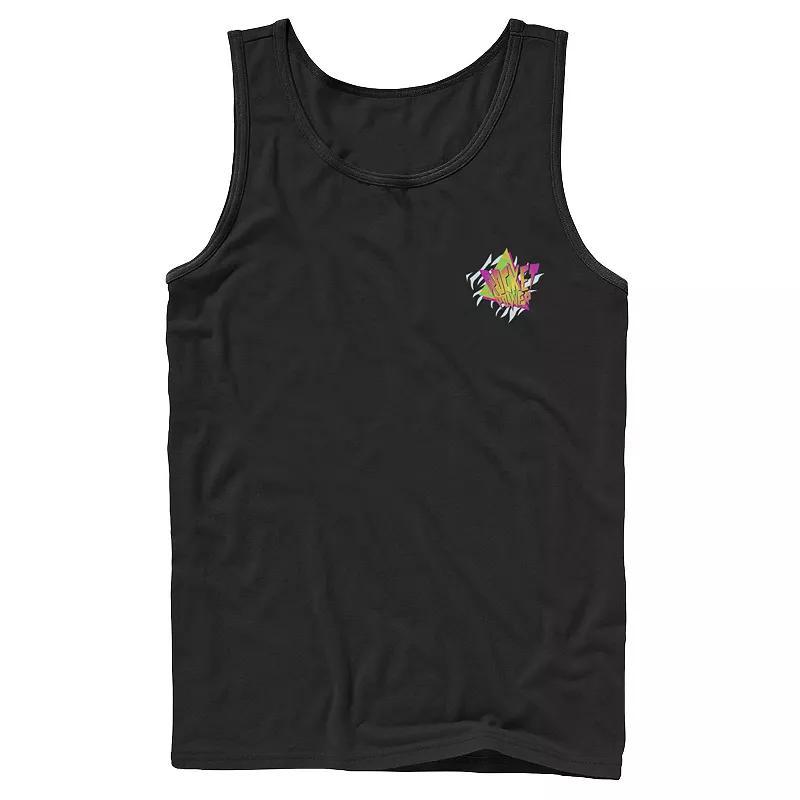 Men's Rocket Power Retro Triangle Logo Graphic Tank Top, Size: XL, Black Product Image