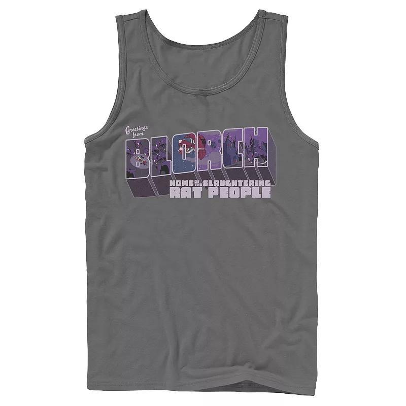 Men's Invader Zim Greetings From Blorch Graphic Tank Top, Size: XL, Grey Product Image