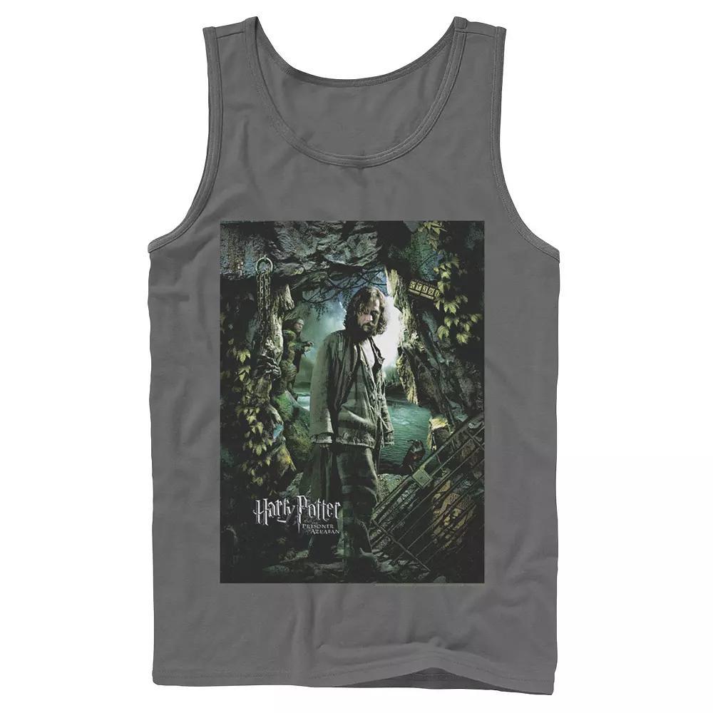 Men's Harry Potter Prisoner Of Azkaban Sirius Black Portrait Graphic Tank Top, Size: Small, Grey Product Image