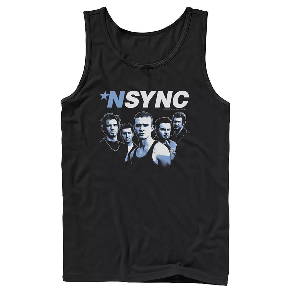 Mens Nsync Blue Hue Portrait Tank Top Product Image
