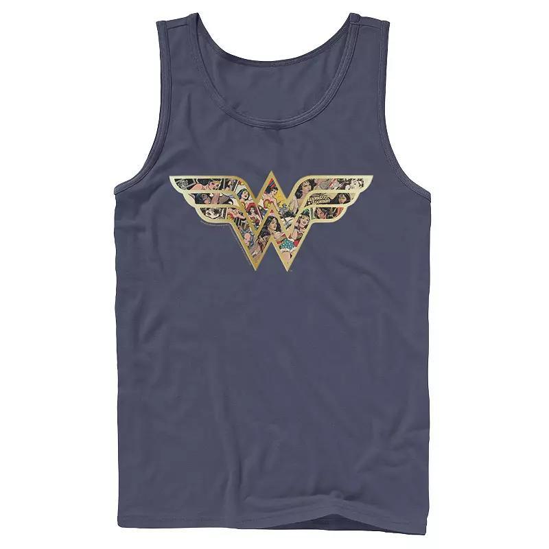 Men's Jurassic World Red Logo Glitch Coin Tank Top, Size: Large, Black Product Image