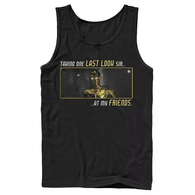 Men's Rock Premium Vintage Rock Tank Top, Size: Large, Black Product Image