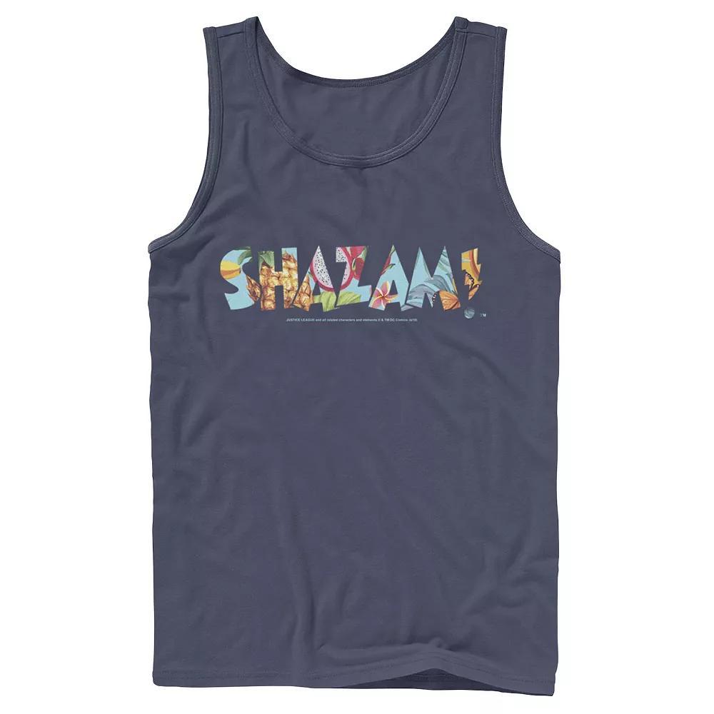 Men's DC Comics Shazam Dragon Fruit Logo Tank Top, Size: XL, Black Product Image
