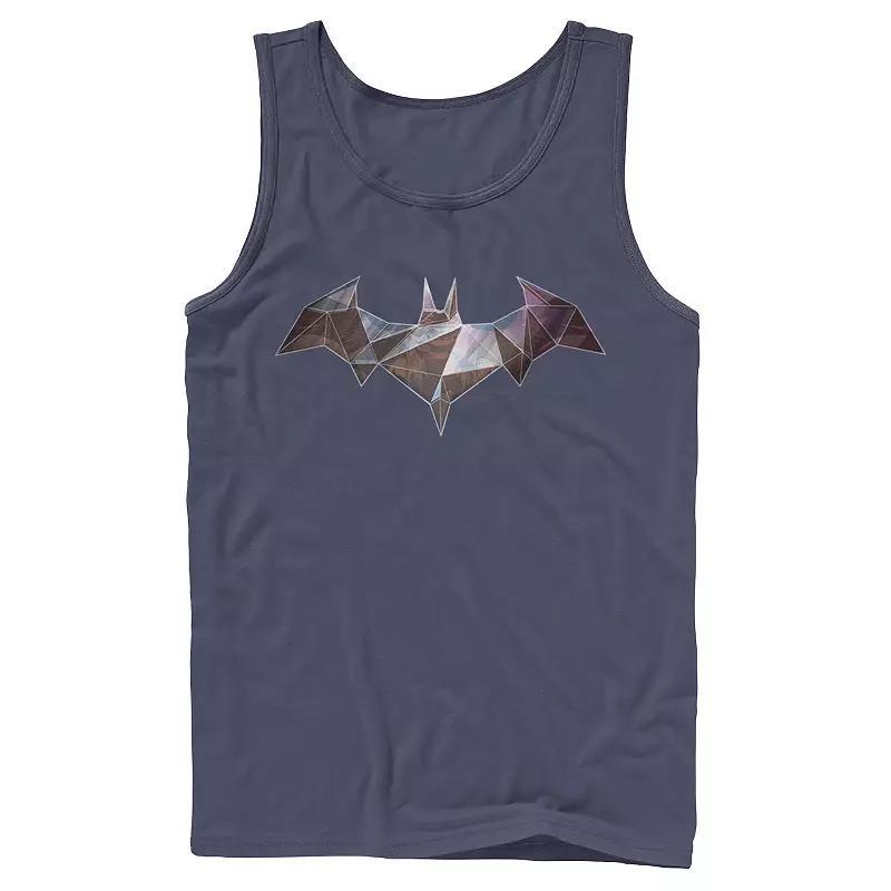 Men's DC Comics Batman Geometric Classic Logo Tank Top, Size: Small, Grey Product Image