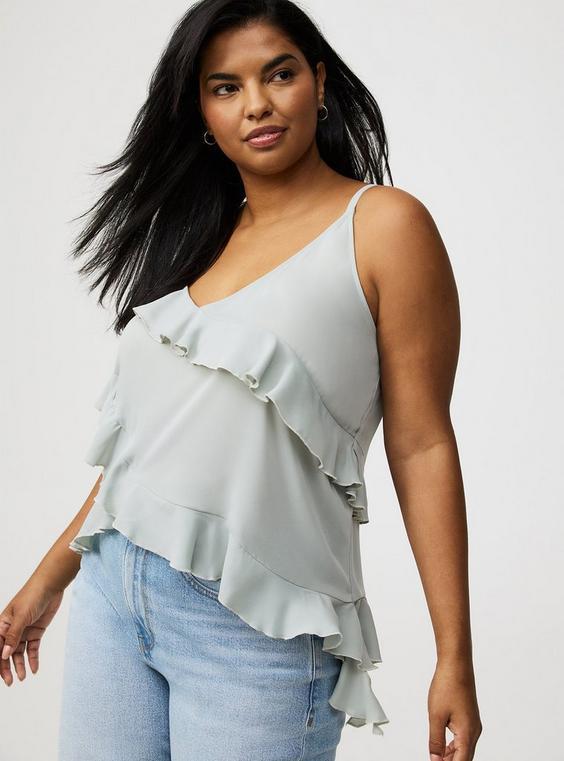 GEORGETTE RUFFLE CAMI Product Image
