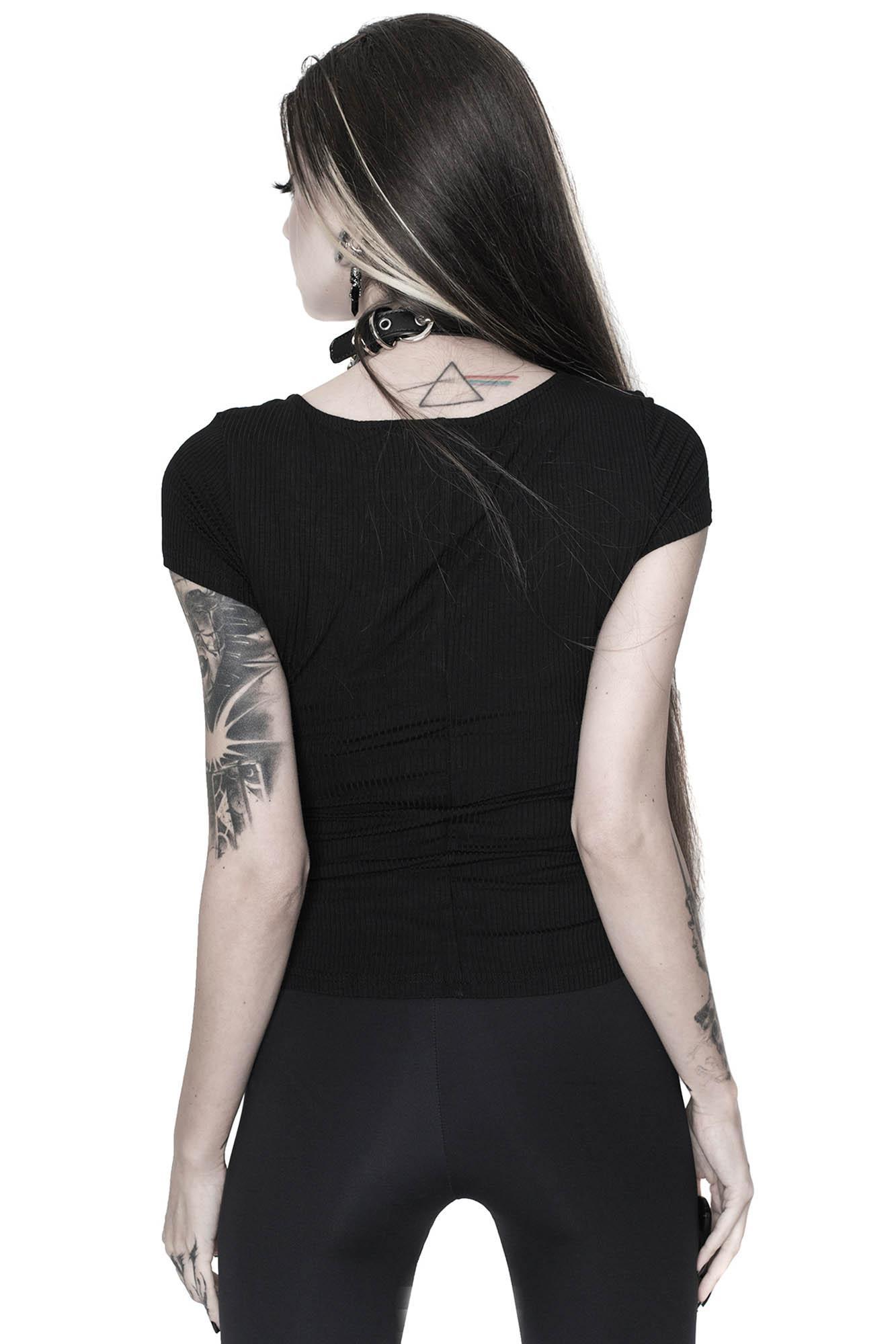 Eye C U Cap-Sleeve Top Female Product Image