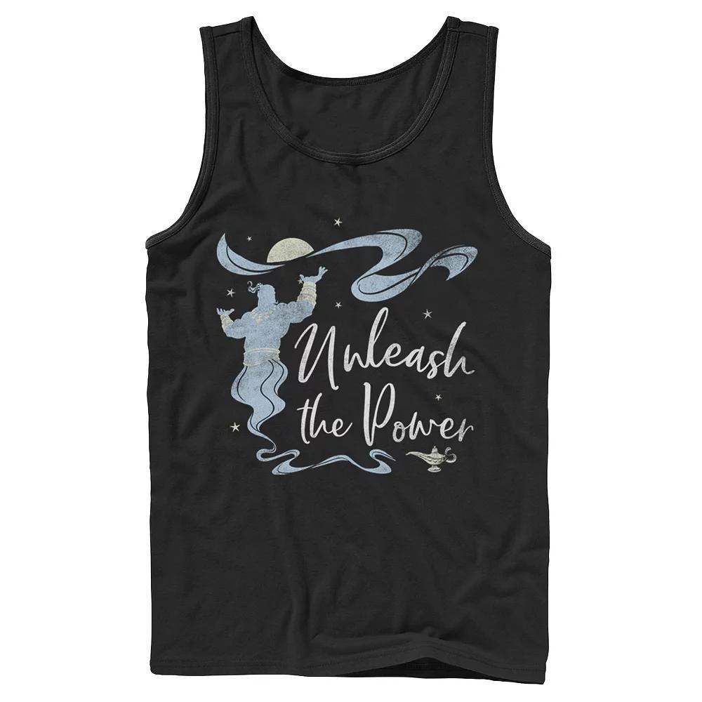 Disney's Aladdin Genie Men's Unleash The Power Tank Top, Size: XL, Black Product Image