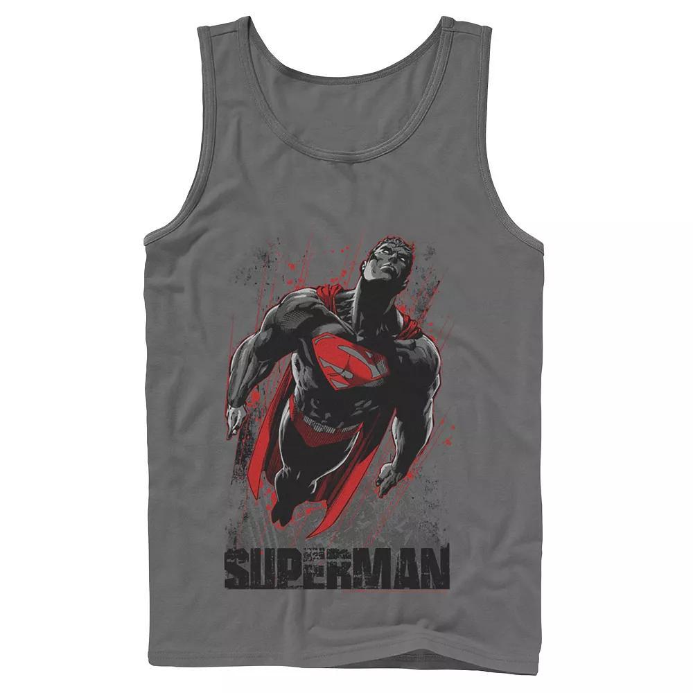 Men's Superman Gothic Flight Tank Top, Size: XL, Grey Product Image
