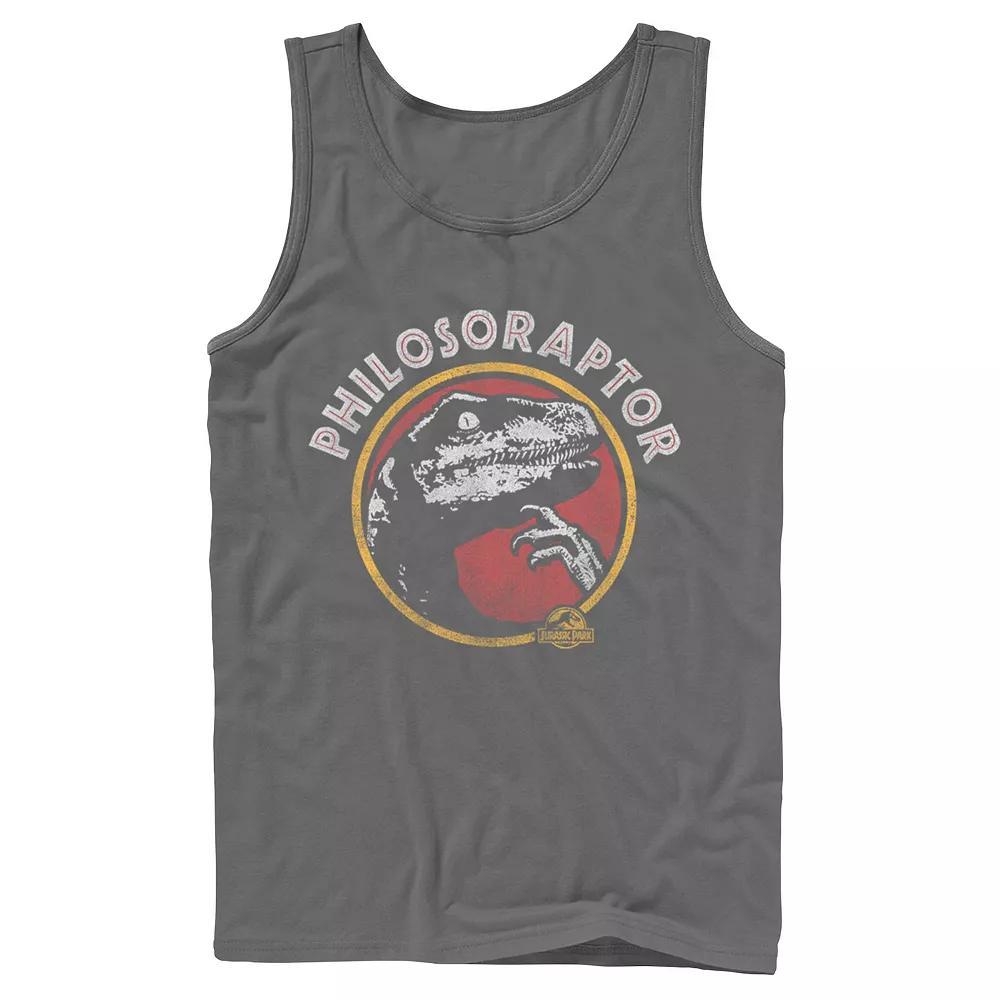 Men's Jurassic Park Philosoraptor Pose Humor Tank Top, Size: Large, Black Product Image