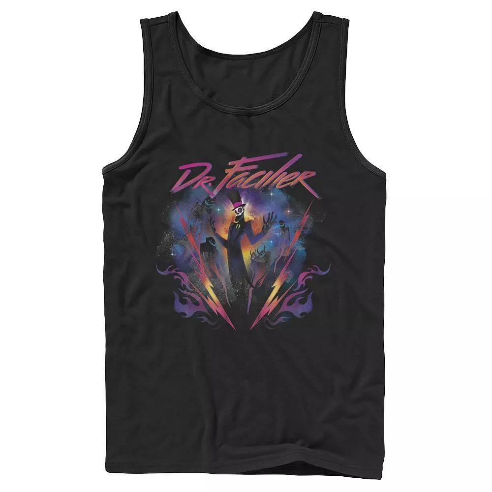 Disney's Alice In Wonderland Mad Hatter Time For Tea Line Art Men's Tank Top, Size: XL, Black Product Image