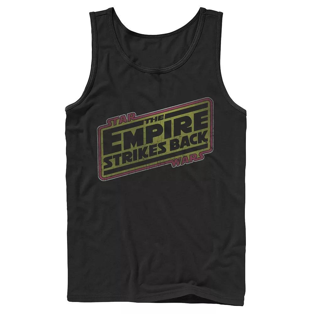 Men's Mountain Line Art Circle Logo Tank Top, Size: Large, Black Product Image