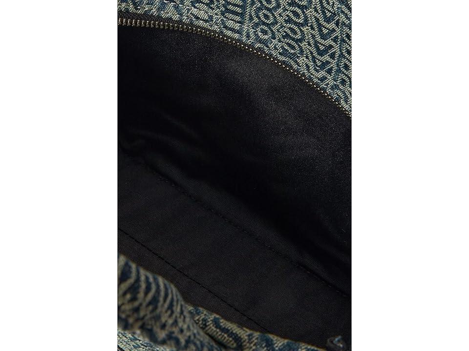 Womens The Washed Monogram Denim Small Tote Bag Product Image