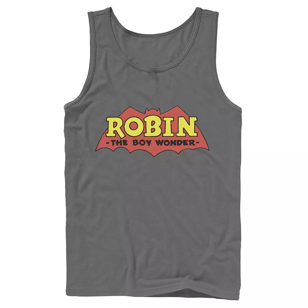 Mens DC Comics Robin The Boy Wonder Classic Logo Tank Top Blue Product Image