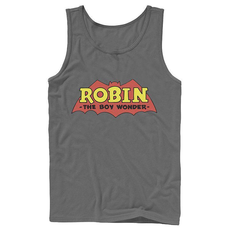 Mens DC Comics Robin The Boy Wonder Classic Logo Tank Top Blue Product Image