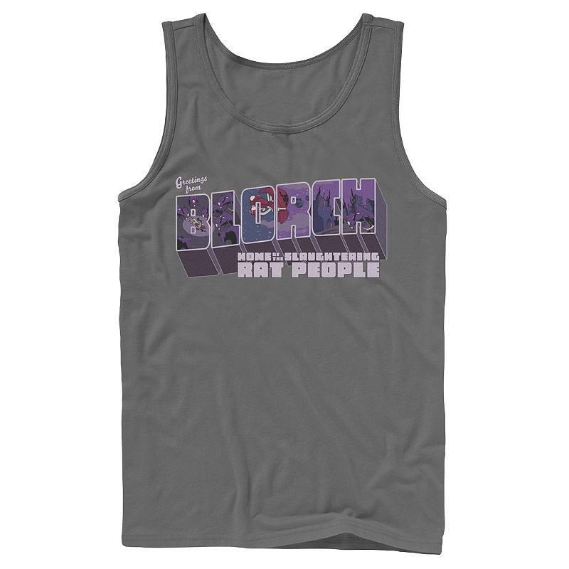 Men's Invader Zim Greetings From Blorch Graphic Tank Top, Size: XL, Grey Product Image