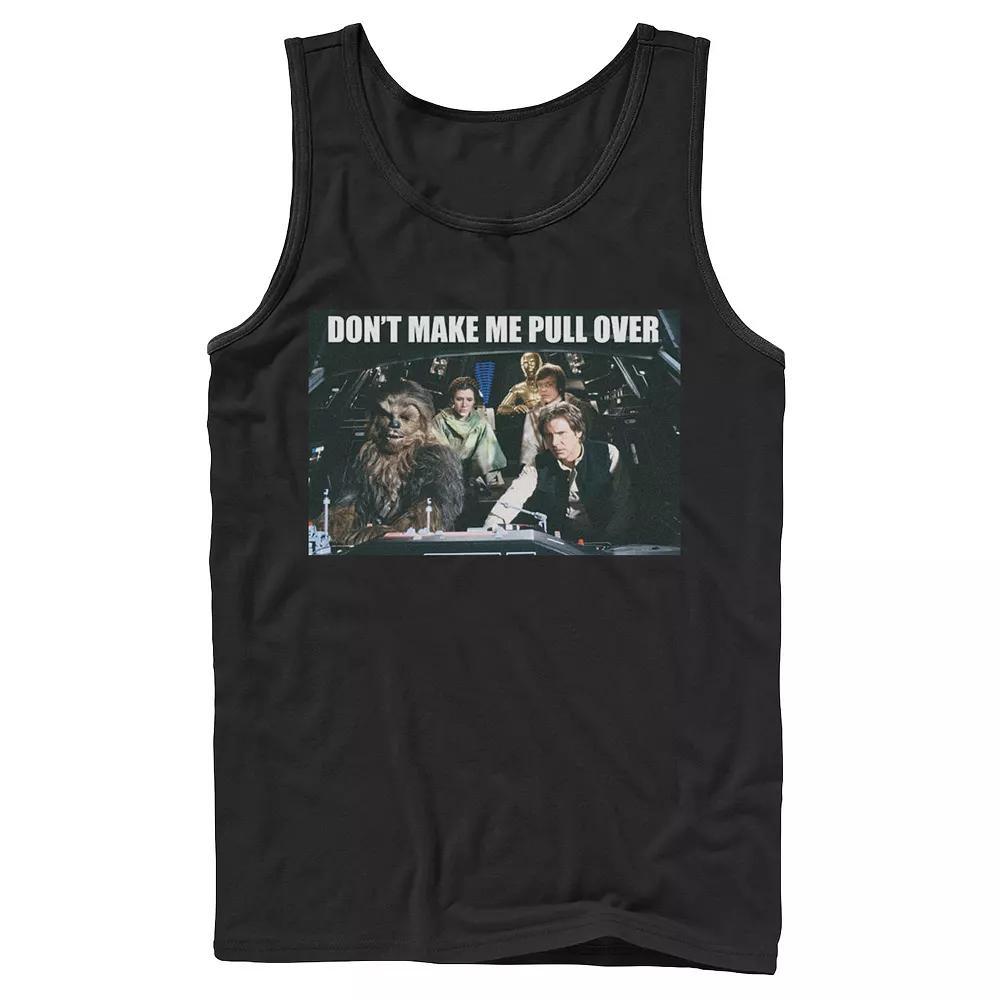 Men's Star Wars Han Don't Make Me Pull Over Tank Top, Size: XL, Black Product Image