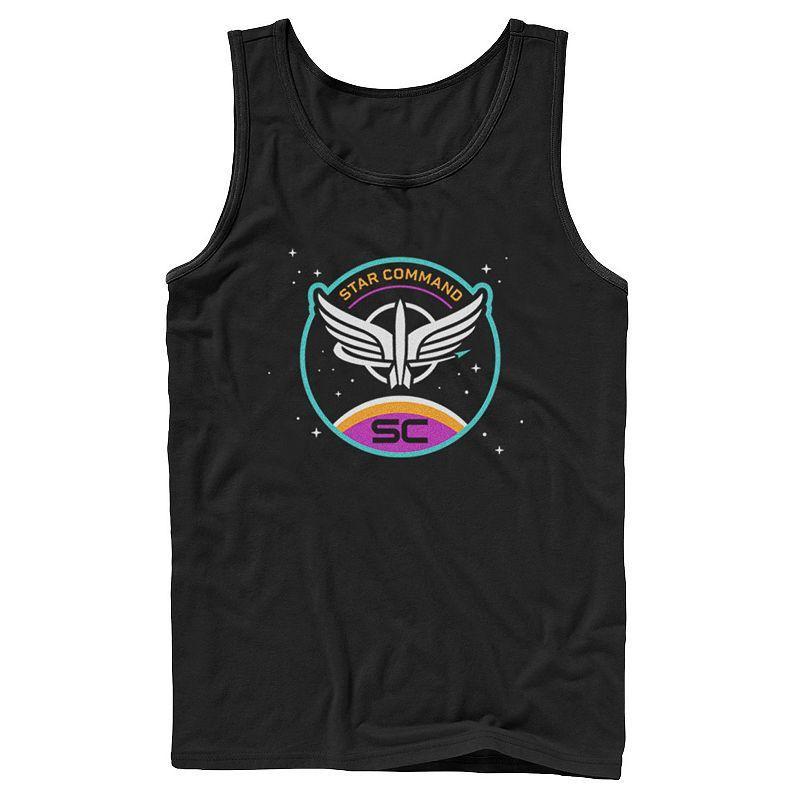 Disney / Pixars Lightyear Mens Star Command On Space SC Initials Tank Top Product Image