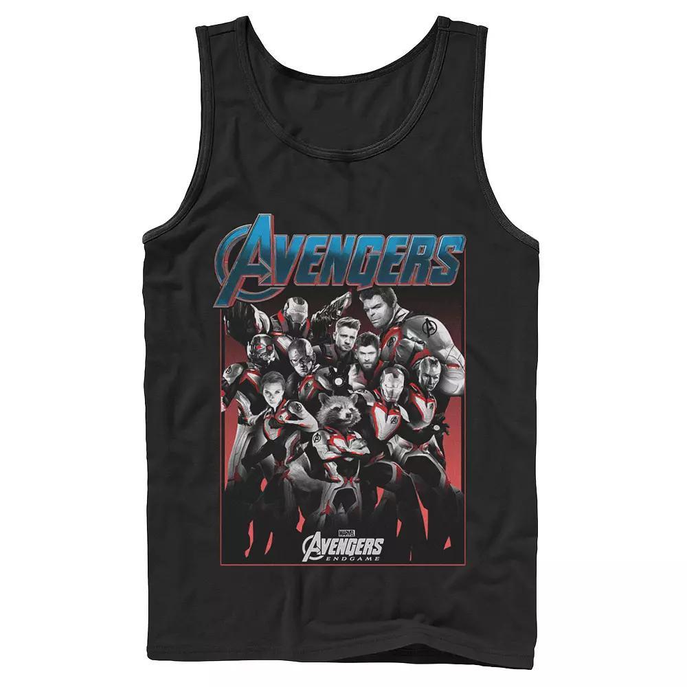Mens Marvel Avengers Endgame Main Cast Group Shot Tank Top Product Image
