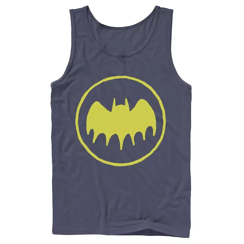 Men's DC Comics Batman Hand Drawn Logo Tank Top, Size: Large, Black Product Image