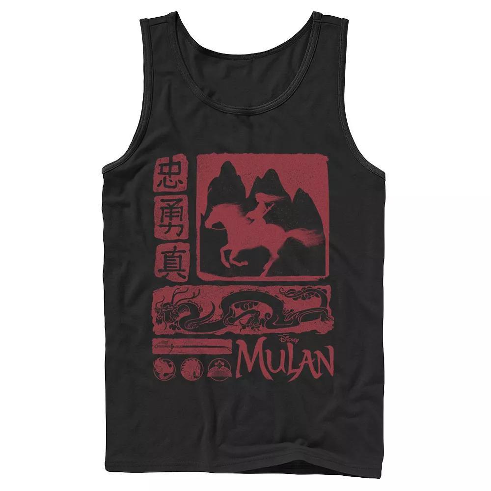 Men's DC Comics Batman Geometric Classic Logo Tank Top, Size: XL, Black Product Image