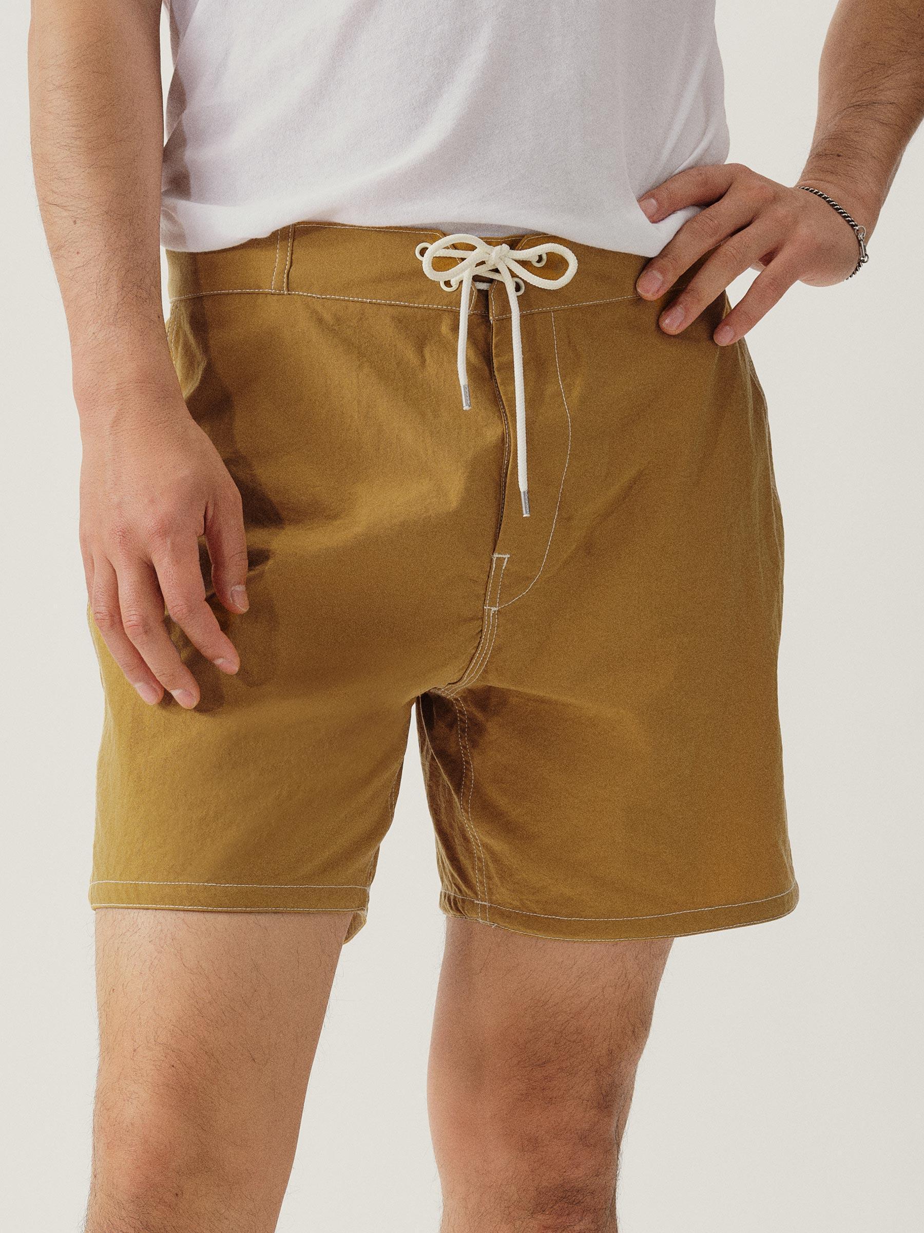 Gold Japanese Oxford Board Short Product Image