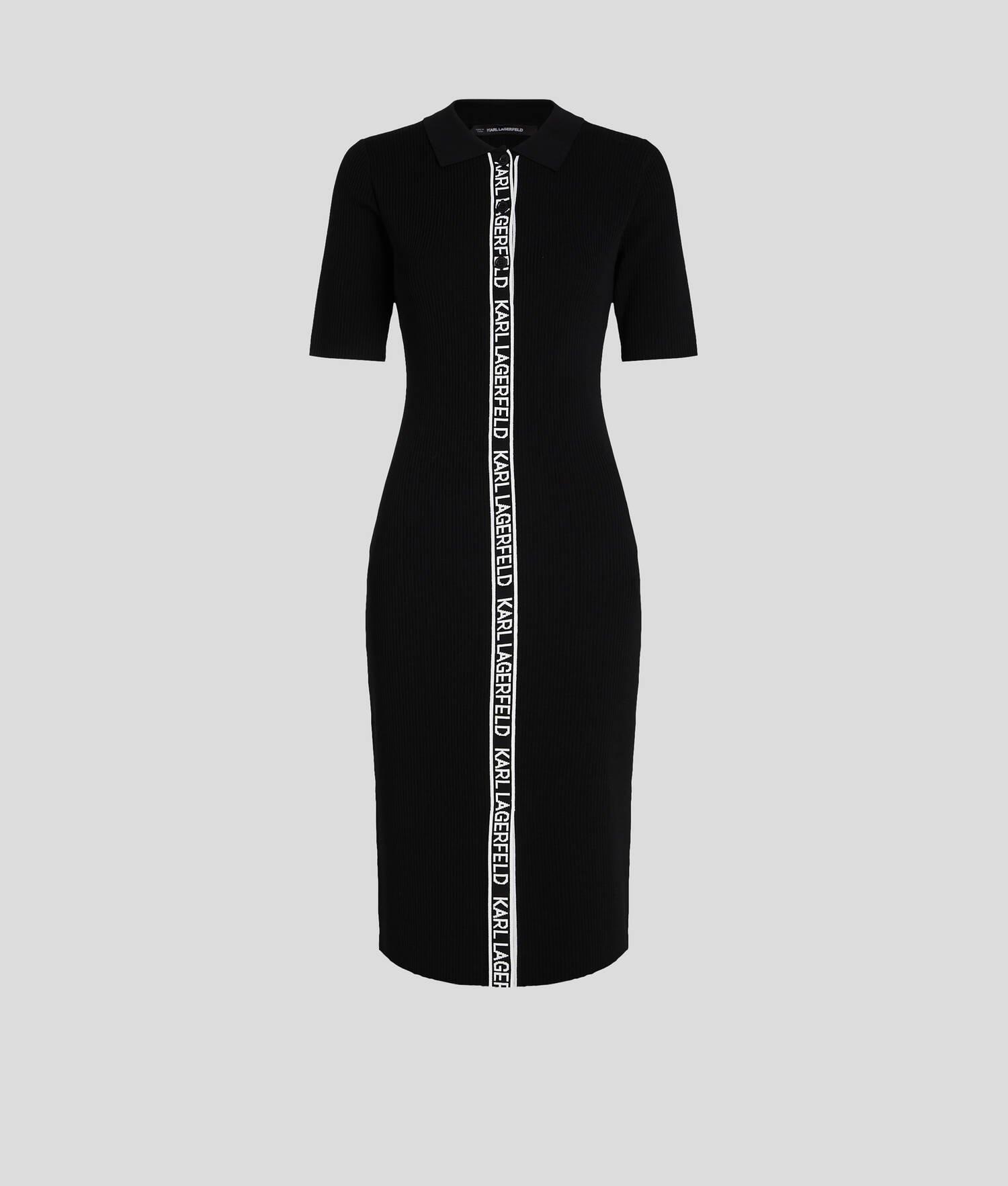KARL LOGO TAPE KNIT DRESS Product Image