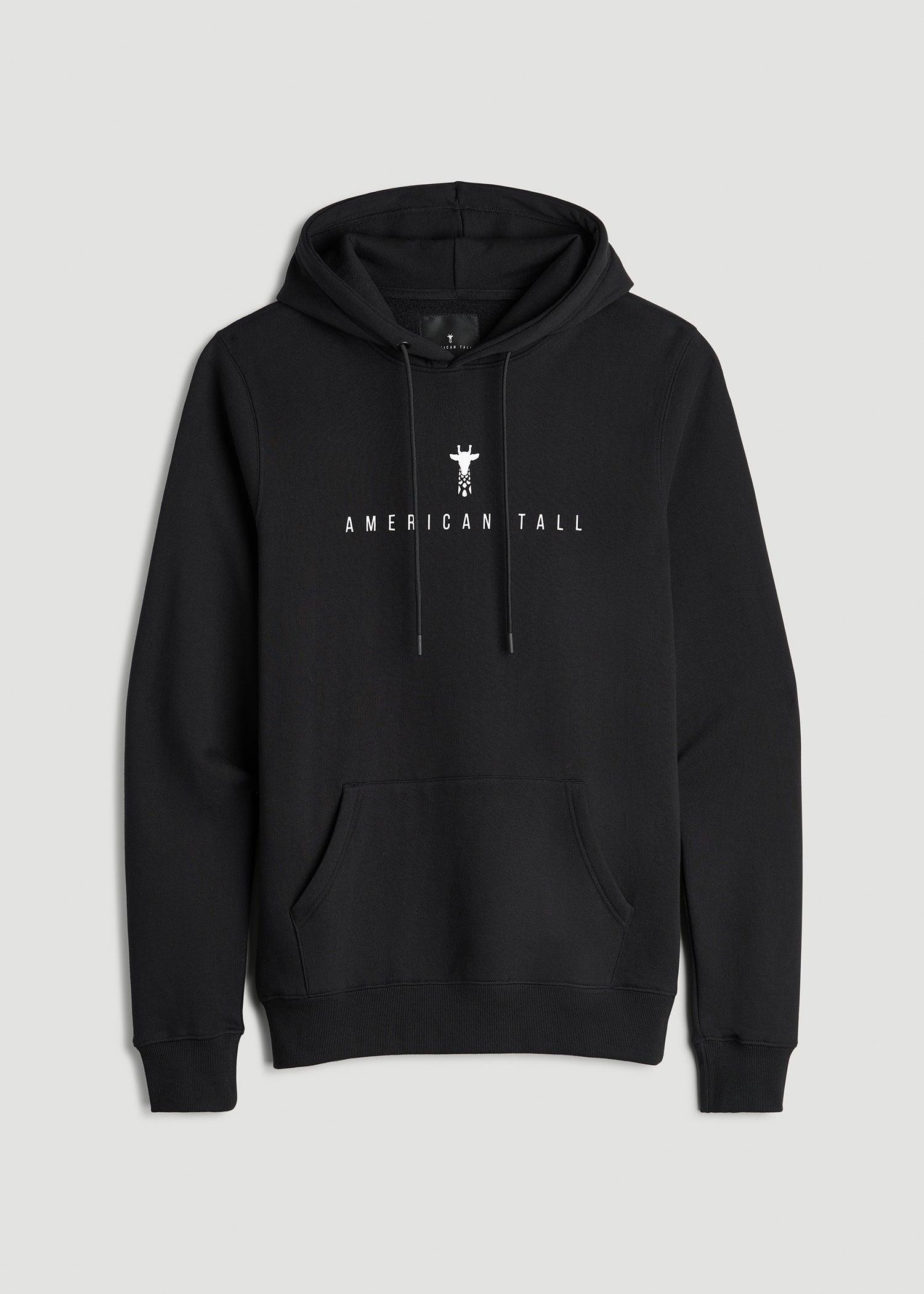 Regular Corporate Logo Hoodie for Men in Black Male Product Image