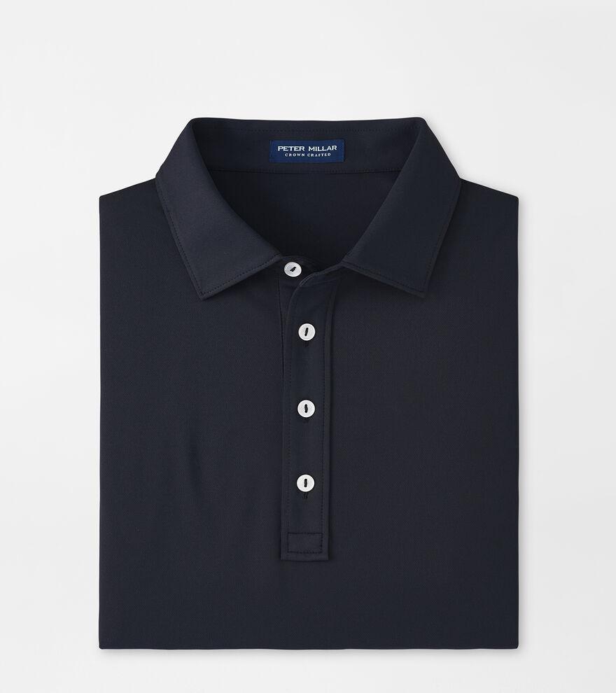 Peter Millar Mens Soul Performance Mesh Polo | Color: Black | Size: XXL Product Image