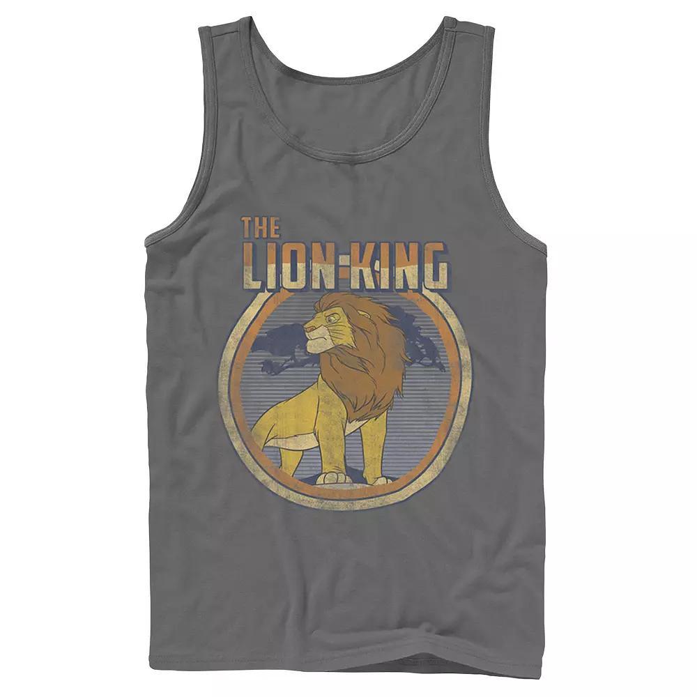 Disney's The Lion King Simba Men's Classic Tank Top, Size: XL, Grey Product Image