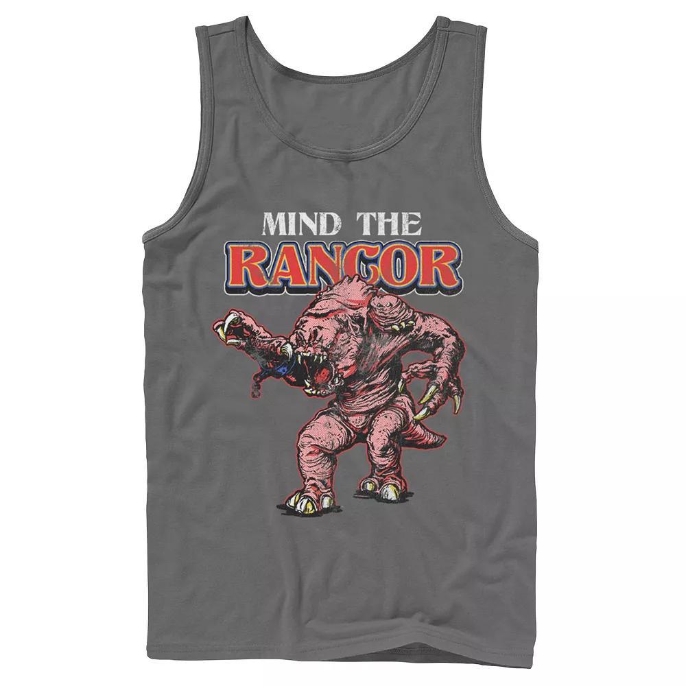 Men's Star Wars Mind The Rancor Portrait Tank Top, Size: Small, Grey Product Image