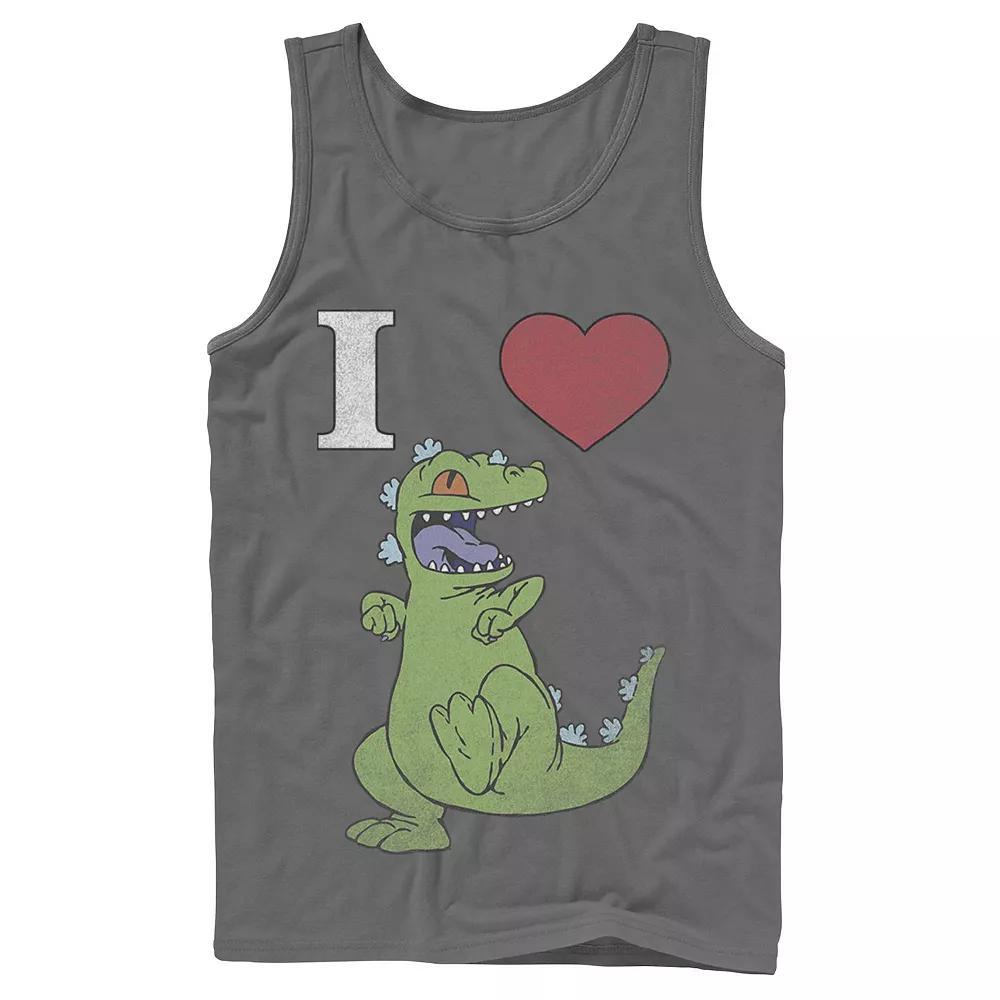 Men's Nickelodeon RugRats I Love Reptar Graphic Tank Top, Size: XL, Grey Product Image