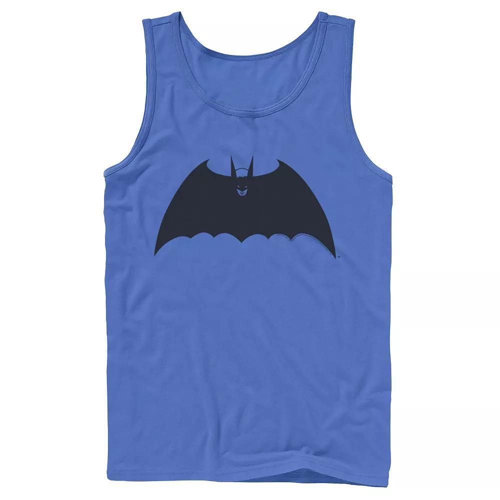 Men's DC Comics Batman Front Portrait Logo Tank Top, Size: Large, Athletic Grey Product Image