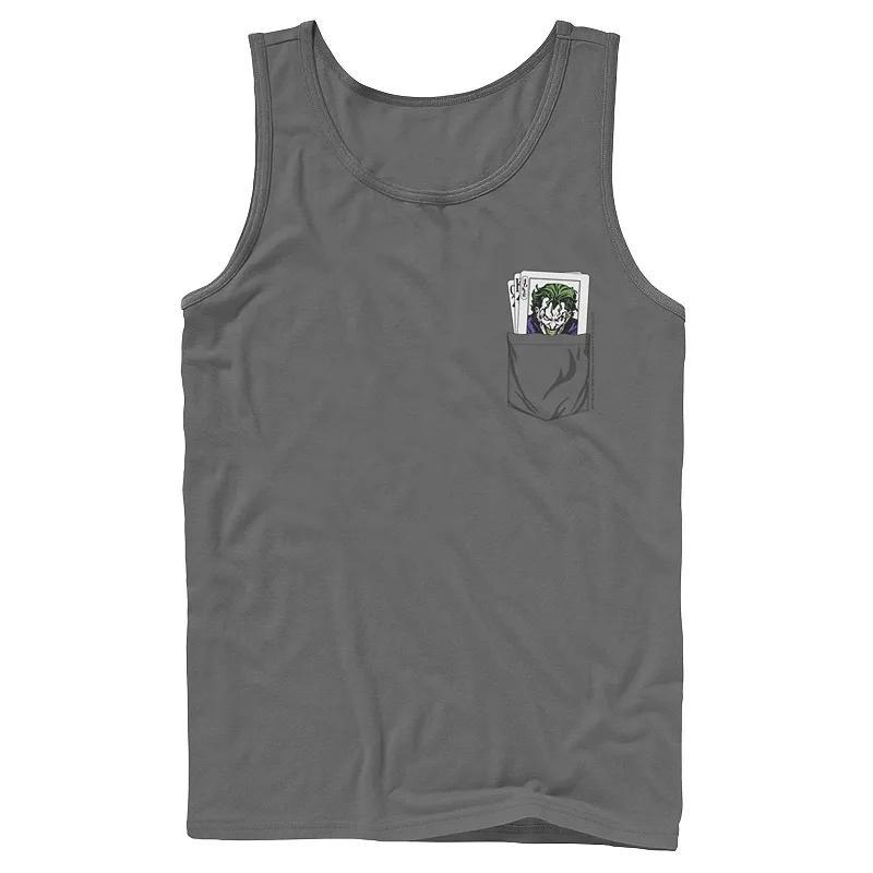 Men's Jurassic World Two T-Rex Magma Pocket Icon Tank Top, Size: Large, Athletic Grey Product Image