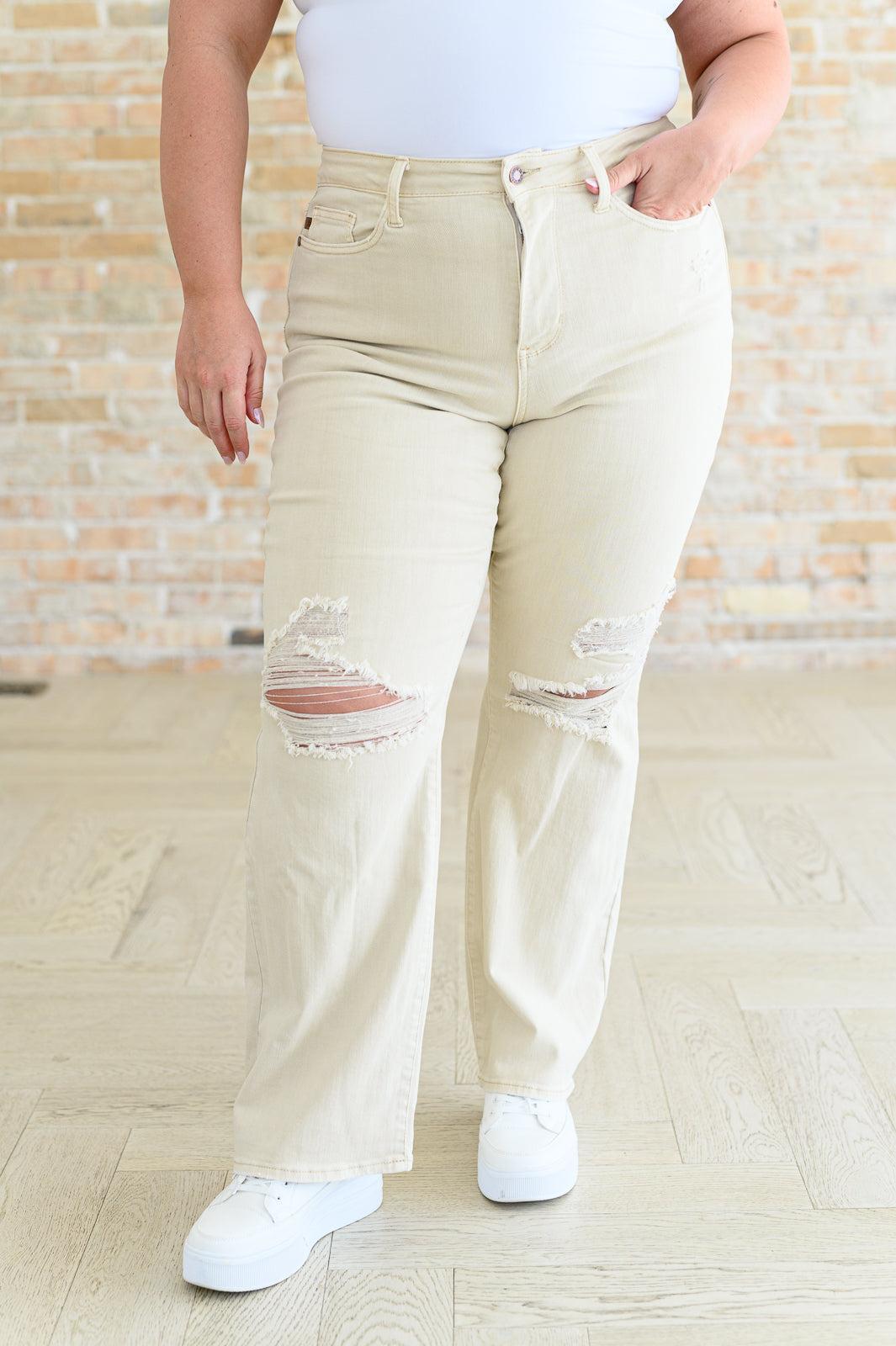 Callie High Rise Adjustable Button Cutoff Shorts (Online Exclusive) Product Image