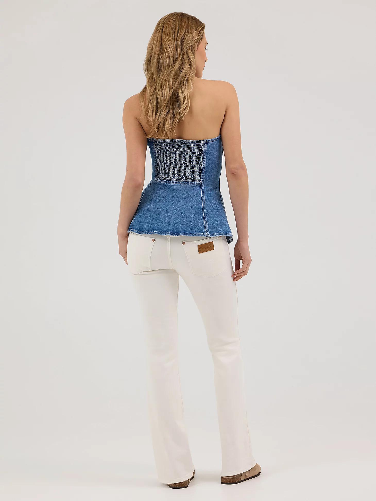Women's Denim Bustier | Women's TOPS | Wrangler® Product Image