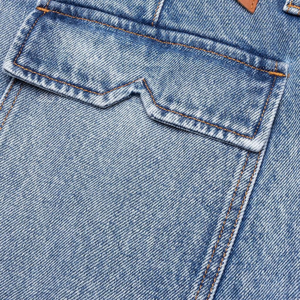 Cargo Denim Baggy Short - Bay Indigo Male Product Image